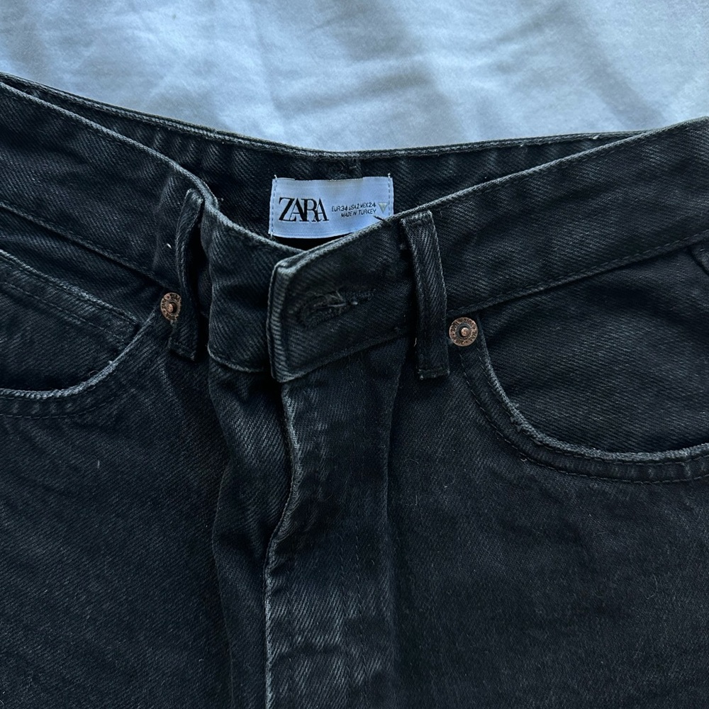 Zara Ultra High Waist Wide Leg Jean